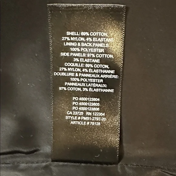 Babaton Black Camisole Cropped Women's Top Zip Back Large - Picture 5 of 6